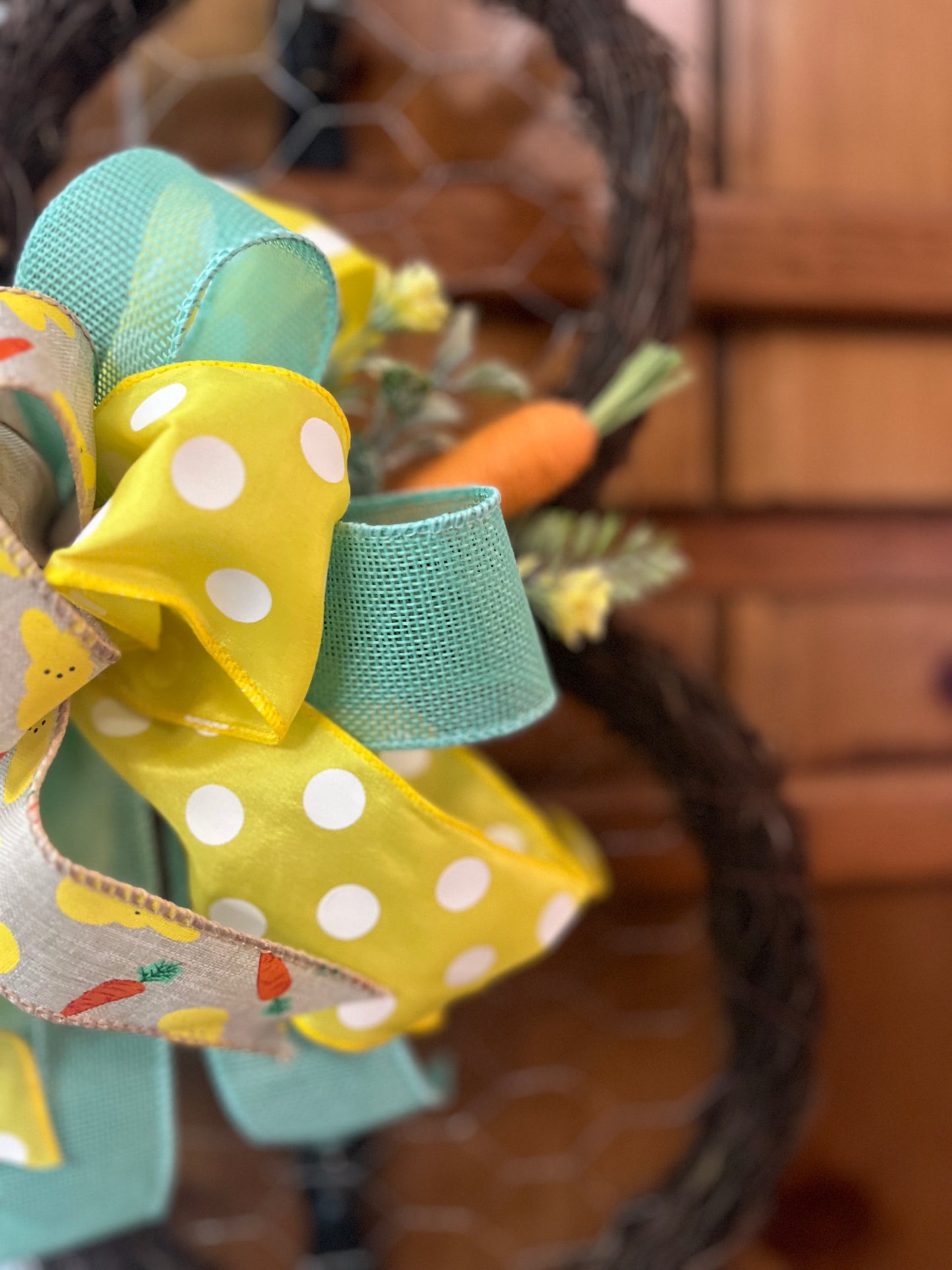 Grapevine & chicken wire Rabbits