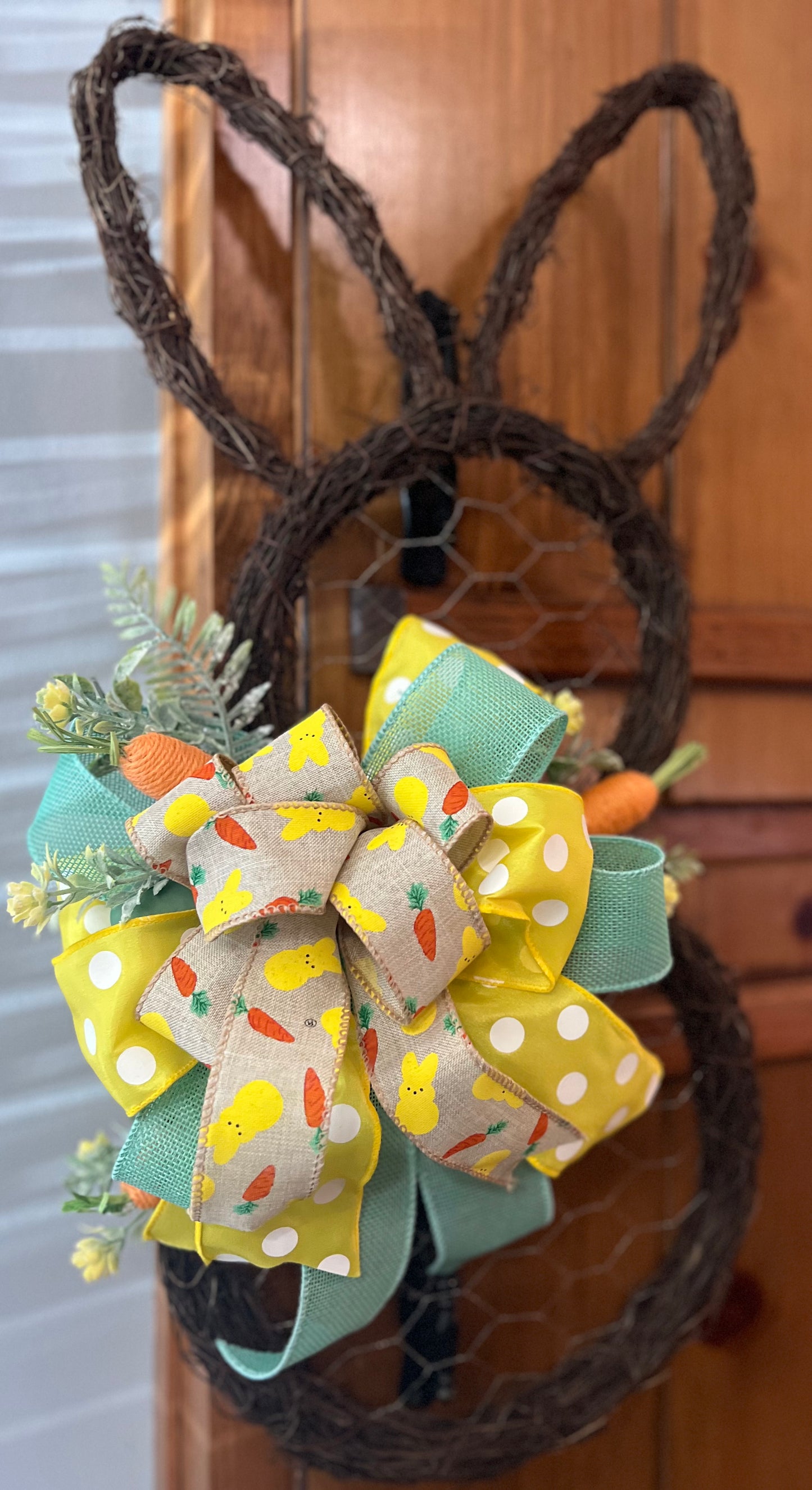 Grapevine & chicken wire Rabbits