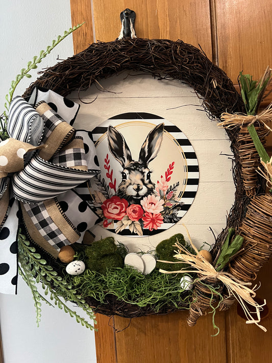 Grapevine Shiplap Easter sign
