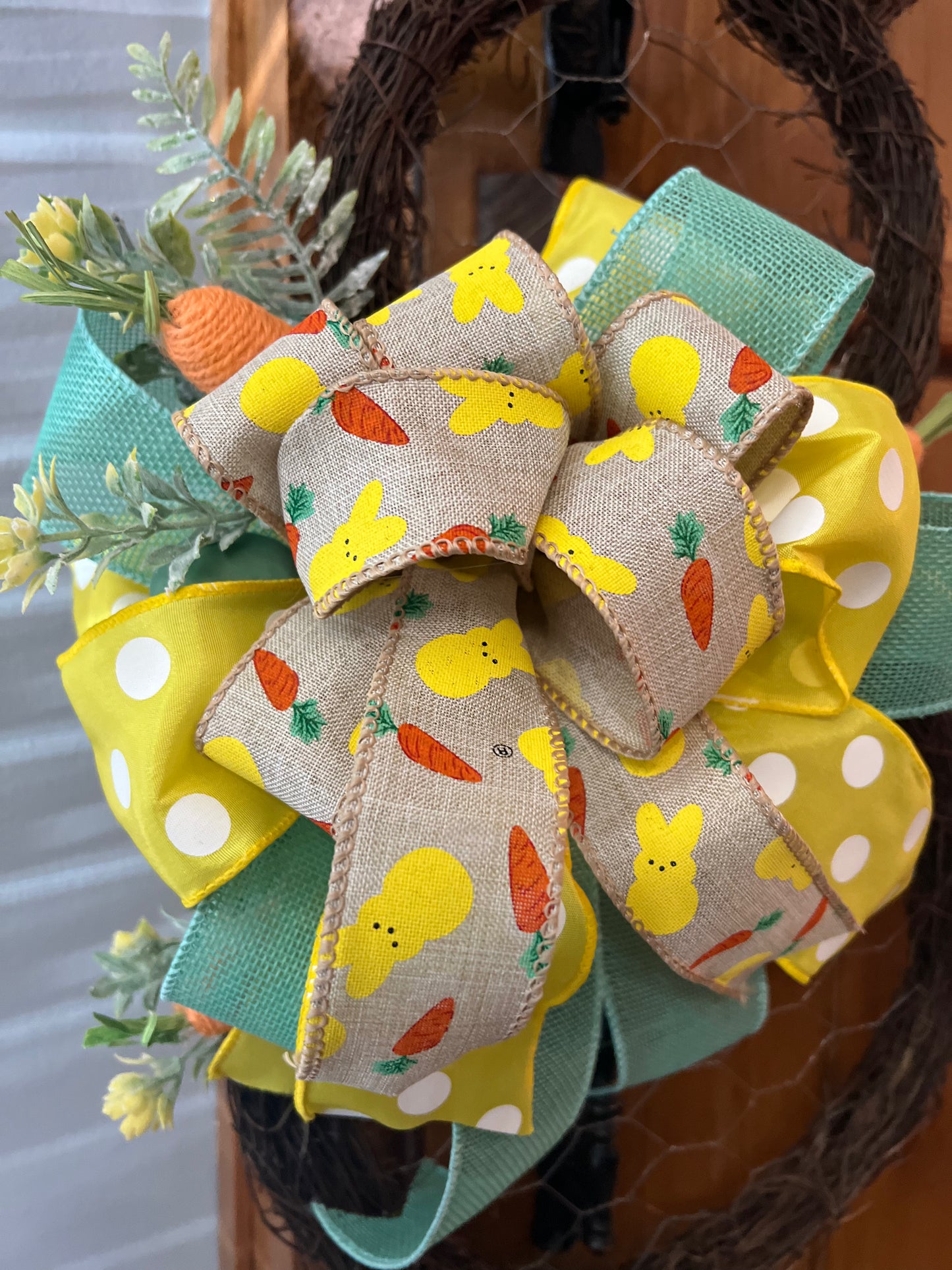 Grapevine & chicken wire Rabbits