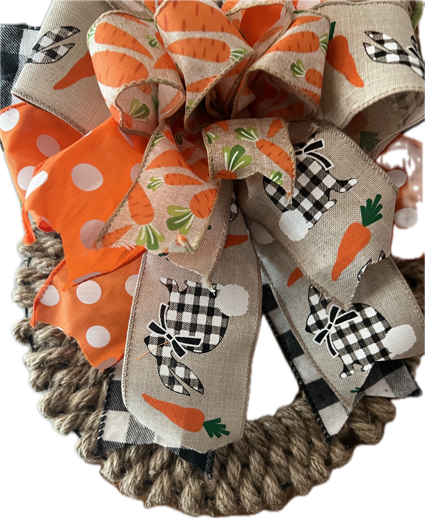 Rope Bunny with carrots